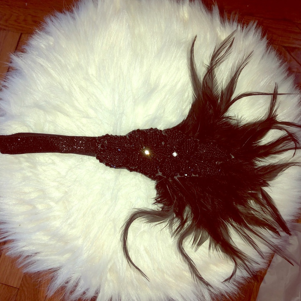 Black Flapper Headpiece!